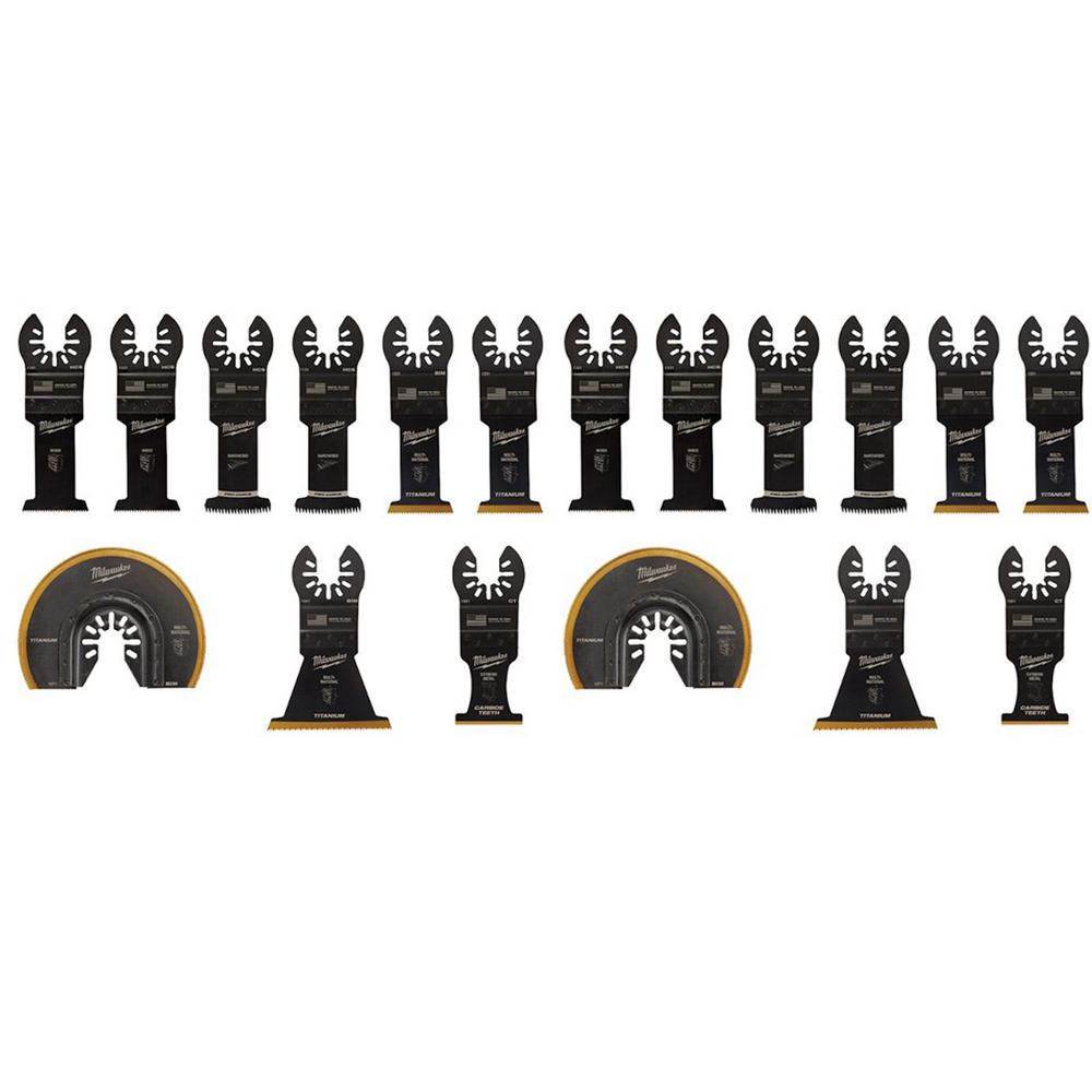 Milwaukee Oscillating Multi-Tool Blade Kit (18-Piece)