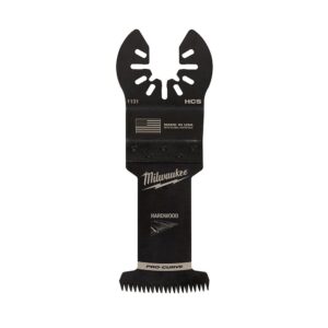 Milwaukee 1-3/8 in. High Carbon Steel Universal Fit Japanese Teeth Hardwood Cutting Oscillating Multi-Tool Blade (1-Pack)