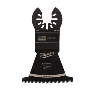 Milwaukee 2-1/2 in. High Carbon Steel Universal Fit Japanese Teeth Hardwood Cutting Oscillating Multi-Tool Blade (1-Pack)