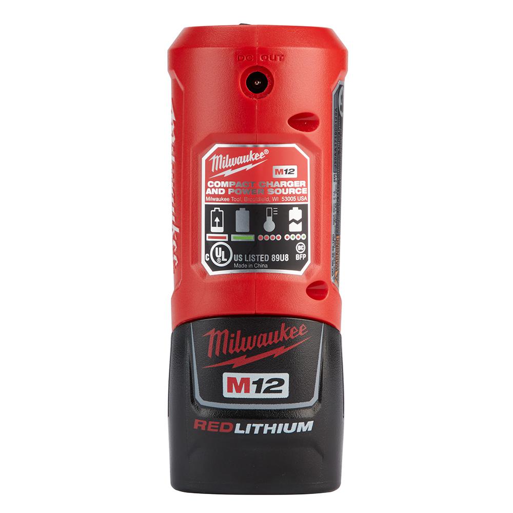 Milwaukee M12 12-Volt Lithium-Ion Charger and Portable Power Source