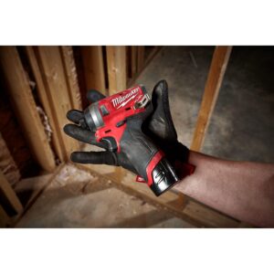 Milwaukee M12 FUEL 12-Volt Lithium-Ion Brushless Cordless Hammer Drill and Impact Driver Combo Kit with 2 Batteries & Bag (2-Tool)