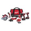 Milwaukee M18 18-Volt Lithium-Ion Cordless Combo Tool Kit (6-Tool) with Two 3.0 Ah Batteries, 1 Charger, 1 Tool Bag