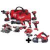 Milwaukee M18 FUEL 18-Volt Lithium-Ion Brushless Cordless Combo Kit (7-Tool) with M18 FUEL Compact Bandsaw