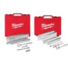 Milwaukee 3/8 in. and 1/4 in. Drive SAE/Metric Ratchet and Socket Mechanics Tool Set (106-Piece)