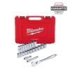 Milwaukee 1/2 in. Drive SAE Ratchet and Socket Mechanics Tool Set (22-Piece)