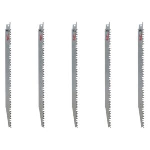 Milwaukee 12 in. 5 TPI Pruning SAWZALL Reciprocating Saw Blades (5-Pack)