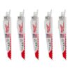 Milwaukee 6 in. 5 TPI AX Nail Embedded Wood Cutting SAWZALL Reciprocating Saw Blades (5-Pack)