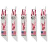 Milwaukee 4 in. 10 Teeth per in. Metal Cutting SAWZALL Reciprocating Saw Blades (5 Pack)