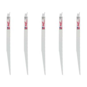 Milwaukee 12 in. 8/12 TPI. Multi-Material Cutting SAWZALL Reciprocating Saw Blades (5-Pack)