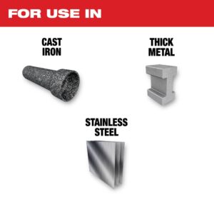 Milwaukee 12 in. 7 TPI TORCH Nitrus Carbide Teeth Metal Cutting SAWZALL Reciprocating Saw Blade