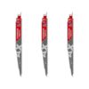 Milwaukee 9 in. 5 Teeth per in. AX Carbide Teeth Demolition Nail Embedded Wood Cutting SAWZALL Reciprocating Saw Blades (3 Pack)