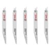 Milwaukee 9 in. 7/11 Teeth per in. WRECKER Demolition Mutli-Material Cutting SAWZALL Reciprocating Saw Blades (5 Pack)