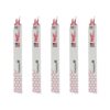 Milwaukee 9 in. 14 TPI Torch Medium Metal Cutting SAWZALL Reciprocating Saw Blades (5-Pack)