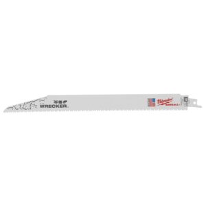 Milwaukee 12 in. 7/11 Teeth per in. WRECKER Demolition Mutli-Material Cutting SAWZALL Reciprocating Saw Blades (100 Pack)