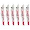 Milwaukee 6 in. 5 Teeth per in. AX Nail Embedded Wood Cutting SAWZALL Reciprocating Saw Blades (6 Pack)