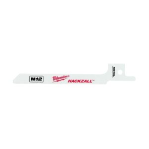 Milwaukee 3-1/2 in. 12 Teeth Per in. Hackzall Metal Cutting HACKZALL Reciprocating Saw Blades (5 Pack)