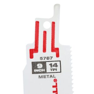 Milwaukee SAWZALL Demolition Wood and Metal Cutting Bi-Metal Reciprocating Blade Set (12 Piece)