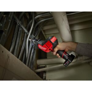 Milwaukee M12 FUEL 12-Volt Lithium-Ion Brushless Cordless HACKZALL Reciprocating Saw Kit w/(1) 4.0Ah Batteries, Charger & Tool Bag