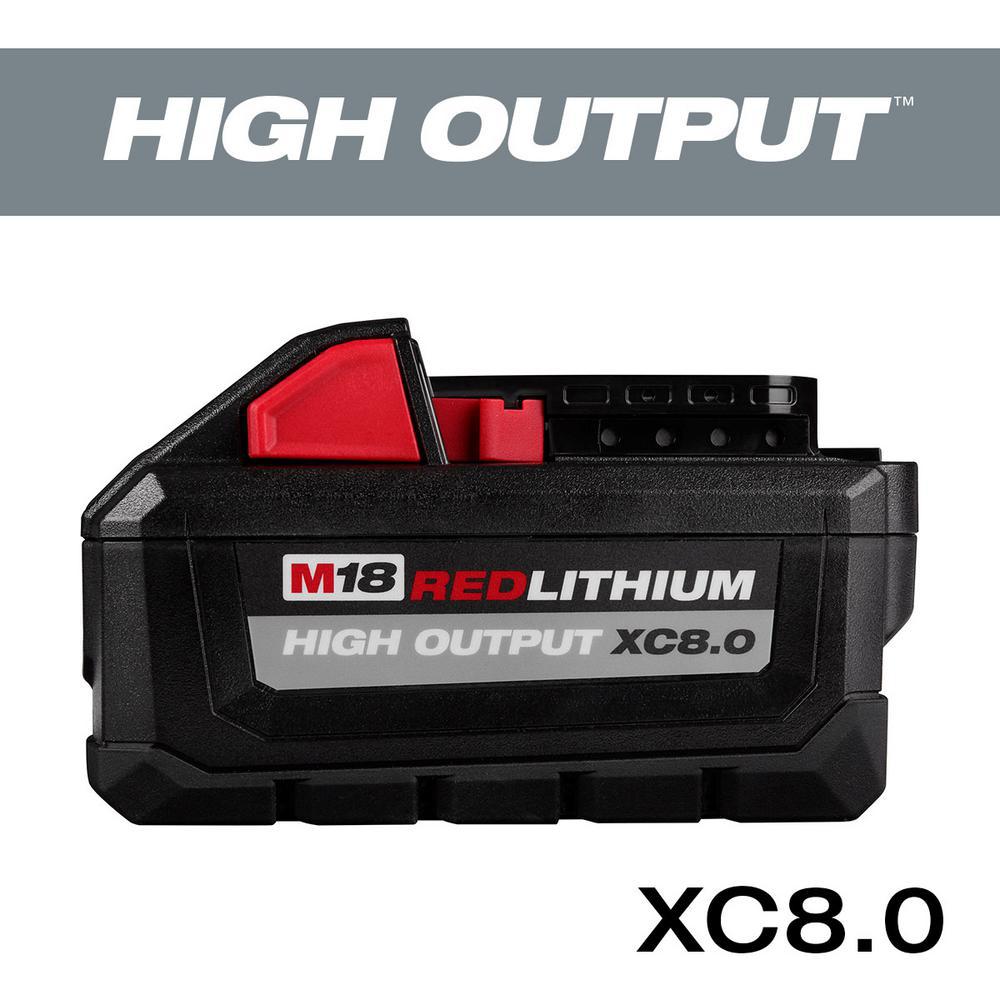 Milwaukee M18 FUEL 18-Volt Lithium-Ion Brushless Cordless SUPER SAWZALL Orbital Reciprocating Saw W/ HIGH OUTPUT XC 8.0Ah Battery