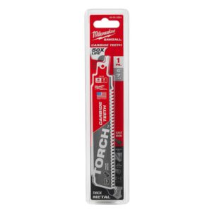 Milwaukee 15 Amp 1-1/4 in. Stroke Orbital SUPER SAWZALL Reciprocating Saw W/ Hard Case & Carbide SAWZALL Blade