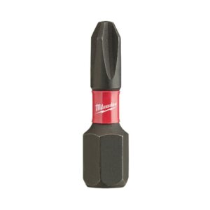 Milwaukee #2 Philips SHOCKWAVE Impact Duty Steel Insert Bit Set (2-Pack)