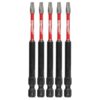 Milwaukee SHOCKWAVE Torx #15 3.5 in. Impact Duty Steel Screwdriver Bit (5-Pack)