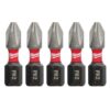 Milwaukee 1 in. #2 Philips Shockwave Impact Duty Steel Insert Bits (5-Pack)