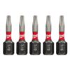 Milwaukee SHOCKWAVE Torx #10 1 in. Impact Duty Steel Screwdriver Bit (5-Pack)