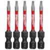 Milwaukee SHOCKWAVE Torx #10 2 in. Impact Duty Steel Screwdriver Bit (5-Pack)