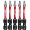 Milwaukee SHOCKWAVE Torx #15 2 in. Impact Duty Steel Screwdriver Bit (5-Pack)