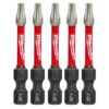 Milwaukee SHOCKWAVE Torx #20 2 in. Impact Duty Steel Screwdriver Bit (5-Pack)