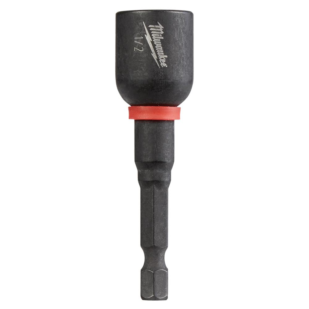Milwaukee Shockwave 1/2 in. x 2-9/16 in. Steel Magnetic Nut Driver