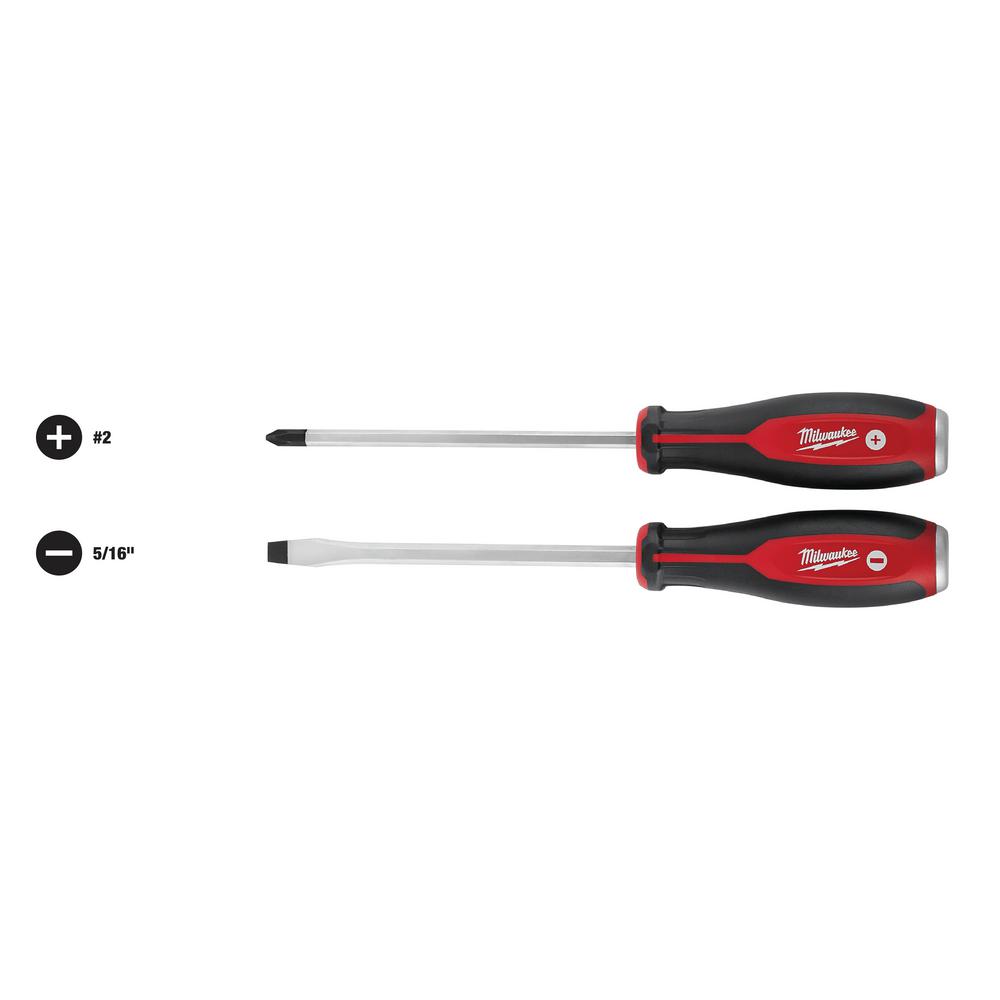 Milwaukee Demo Screwdriver Drivers with Steel Caps (2-Piece)