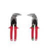 Milwaukee 9 in. Left-Cut and Right Cut Right Angle Aviation Snips (2-Piece)