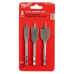 Milwaukee High Speed Wood Spade Bit Set (3-Piece)