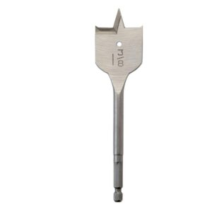 Milwaukee 1-3/8 in. x 6 in. High Speed Steel Flat Wood Boring Bit