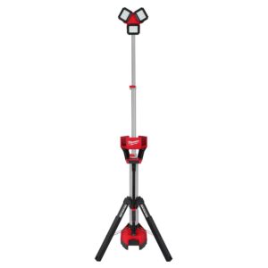Milwaukee M18 18-Volt Lithium-Ion Cordless 6,000 Lumens Rocket Dual Power Tower Light with Charger (Tool-Only)