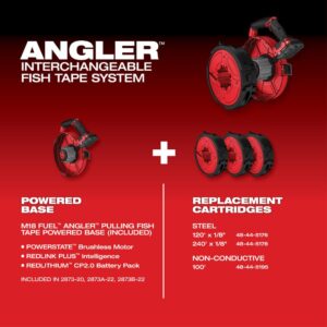 Milwaukee M18 FUEL 18-Volt Lithium-Ion Cordless Angler Pulling Fish Tape (Tool-Only)
