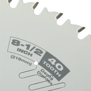 Milwaukee 8-1/2 in. x 40-Tooth General Purpose Circular Saw Blade