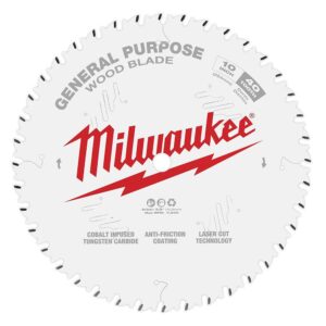 Milwaukee 10 in. x 40-Tooth and 60-Tooth Circular Saw Blades (2-Pack)