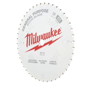 Milwaukee 12 in. x 44-Tooth General Purpose Circular Saw Blade