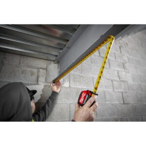 Milwaukee 16 ft. x 1 in. Compact Magnetic Tape Measure with 15 ft. Reach