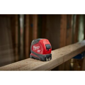 Milwaukee 25 ft. Compact Tape Measure W/ Jobsite Straight Scissors