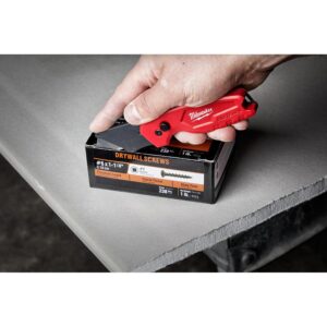 Milwaukee FASTBACK Compact Folding Utility Knife (3-Piece) with Utility Blade (50-Pack)