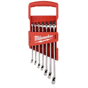Milwaukee Combination SAE Wrench Mechanics Tool Set (7-Piece)