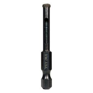 Montana Brand 3/16 in. High Speed Steel Diamond Tile Drill Bit