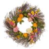 National Tree Company 24 in. Spring Wildflower Wreath