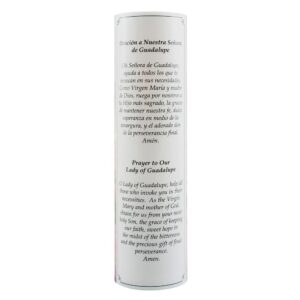 Stonebriar Collection 8 in. Virgin of Guadalupe LED Prayer Candle