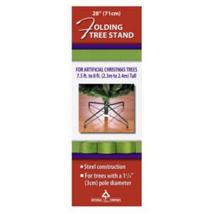 National Tree Company 28 in. Metal Folding Tree Stand