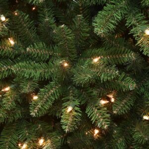National Tree Company 7.5 ft. Kingswood Fir Pencil Artificial Christmas Tree with Clear Lights